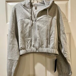 Women's Gray Hoodie Jacket